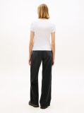 White Essential V-Neck Slim Fit T-Shirt  Women