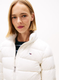 Beige Faux Faur Hooded Down-Filled Fitted Jacket  Women