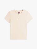 Beige Essential Logo Slim Fit T-Shirt  Women