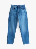 Denim Mom Ψηλόμεσο Τζιν Σε Ίσια Tapered Γραμμή  Γυναίκες