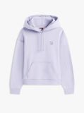 Μωβ Hoody Σε Boxy Γραμμή  Γυναίκες