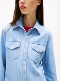 Denim Mini Denim Shirt Dress  Women
