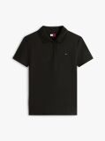 Black Essential Slim Fit Polo  Women