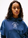 Μωβ Boxy Cropped Hoody Με Λογότυπο  Γυναίκες