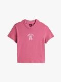 Purple Regular Fit Varsity T-Shirt  Women