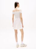 Beige Halterneck Fit And Flare Mini Dress  Women