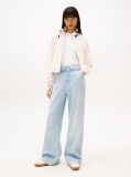 White Logo Collar Water Repellent Jacket  Women