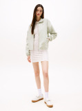 Green Zip-Thru Collared Jacket  Women