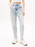 Denim Ψηλόμεσο Mom Τζιν Σε Tapered Γραμμή  Γυναίκες