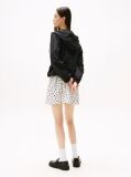 Black Tommy Badge Windbreaker  Women
