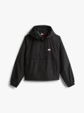 Black Tommy Badge Windbreaker  Women