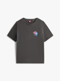 Black Relaxed Neon T-Shirt  Women