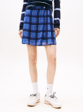 Multi Pleated Chiffon Mini Skirt  Women