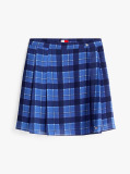 Multi Pleated Chiffon Mini Skirt  Women