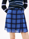 Multi Pleated Chiffon Mini Skirt  Women