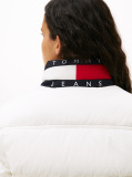 Beige Logo Relaxed Puffer Jacket  Women