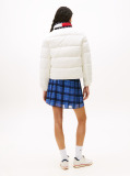 Beige Logo Relaxed Puffer Jacket  Women