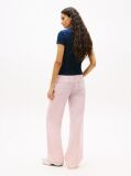 Blue Logo Ribbed Slim T-Shirt  Women