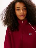 Pink Tommy Badge Interlock Knit Track Jacket  Women