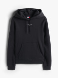 Μαύρο Fleece Hoody Με Λογότυπο  Γυναίκες