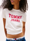 Μπεζ Varsity T-Shirt Με Κλασική Λαιμόκοψη  Γυναίκες