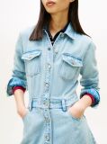 Denim Μίνι Denim Φόρεμα Με Ξεθωριασμένο Φινίρισμα  Γυναίκες