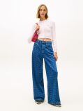 Pink Cropped Crew Neck Slim Cardigan  Women