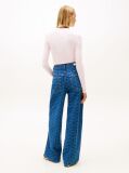 Pink Cropped Crew Neck Slim Cardigan  Women