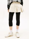 Beige Pleated Mini Skirt  Women