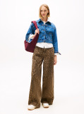 Denim Pleated Denim Trucker Jacket  Women
