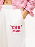 Άσπρο Terry Παντελόνι Φόρμας Με Varsity Λογότυπο  Γυναίκες