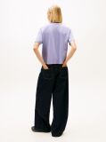 Purple Boxy Badge Tee  Women