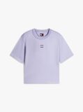 Purple Boxy Badge Tee  Women
