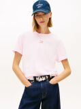 Pink Boxy Badge Tee  Women