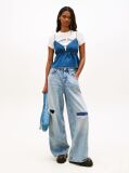 Denim Chambray Spaghetti Strap Slim V-Neck Top  Women