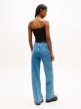 Black Ribbed Slim Bandeau Top  Women