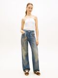 White Ribbed Slim Bandeau Top  Women