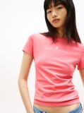 Pink Logo Slim Fit T-Shirt  Women