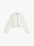 White Logo Tape Water Repellent Bomber Jacket  Women