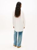 Beige Oversized Linen Blend Shirt Dress  Women