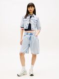 Denim Cropped Denim Trucker Jacket  Women