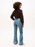 Denim Whiskered Low Rise Bootcut Jeans  Women