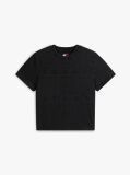Μαύρο T-Shirt Με Κλασσική Λαιμόκοψη Και Λογότυπο  Γυναίκες