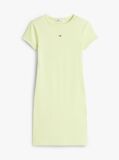 Green Flag Slim Ribbed Mini Bodycon Dress  Women