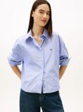 Μπλε Oversized Πουκάμισο Με Cropped Μήκος  Γυναίκες