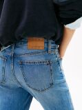 Denim Whiskered Mid Rise Slim Jeans  Women