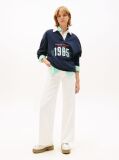 Denim Claire High Rise Wide Leg White Jeans  Women