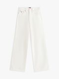 Denim Claire High Rise Wide Leg White Jeans  Women