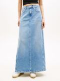 Denim Claire Whiskered Split Maxi Denim Skirt  Women