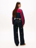 Denim Mia Crest Embroidery Relaxed Straight Leg Jeans  Women